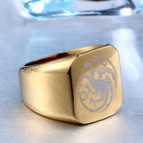 Game Of Thrones Targaryen House Logo Ring