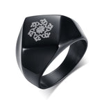 Men's Quadrangle Flat-Top Ring