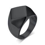 Men's Quadrangle Flat-Top Ring