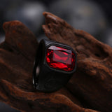 Red Zircon Stone Ring