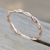 Silver Rose Color  Ring