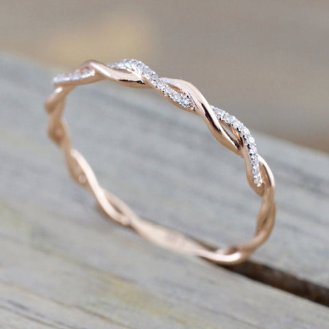 Silver Rose Color  Ring