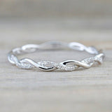 Silver Rose Color  Ring
