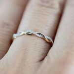 Silver Rose Color  Ring