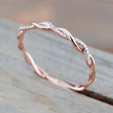 Silver Rose Color  Ring