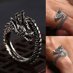 Silver Dragon Ring