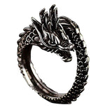 Silver Dragon Ring