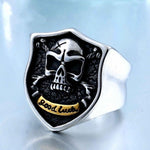 Gothic Punk Men Stainless Steel Ring