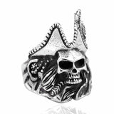 Gothic Punk Men Stainless Steel Ring