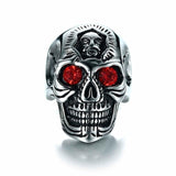 Gothic Punk Men Stainless Steel Ring