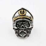 Gothic Punk Men Stainless Steel Ring