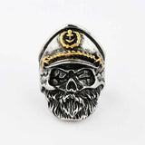 Gothic Punk Men Stainless Steel Ring