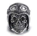 Gothic Punk Men Stainless Steel Ring