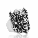 Gothic Punk Men Stainless Steel Ring