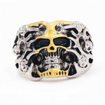 Gothic Punk Men Stainless Steel Ring