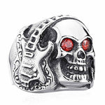 Gothic Punk Men Stainless Steel Ring