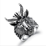 Gothic Punk Stainless Steel Ring