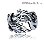 Gothic Punk Stainless Steel Ring