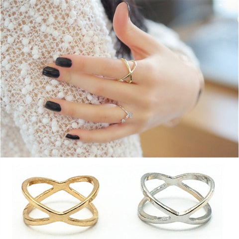 Cross Stereo Surround Hollow Ring