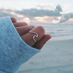 Wave Alloy Silver Ring