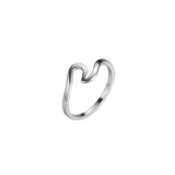 Wave Alloy Silver Ring