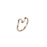 Wave Alloy Silver Ring